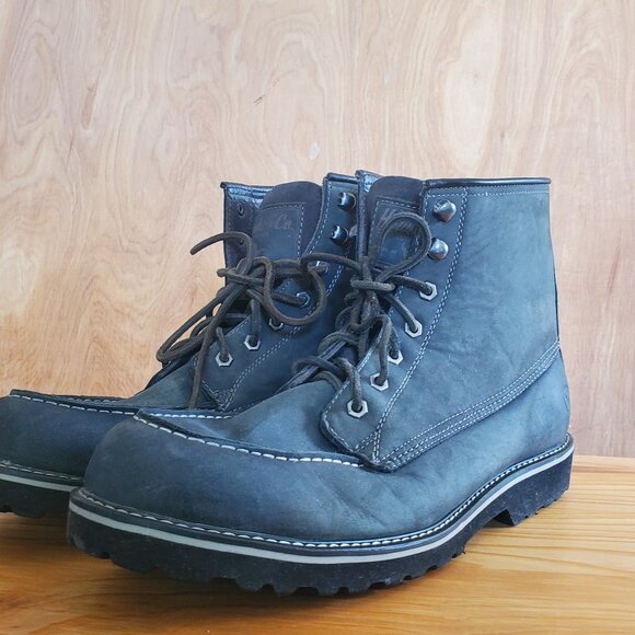 HAWKE & CO Moc Toe Leather Work Boots/ Size 13 - Picture 3 of 11